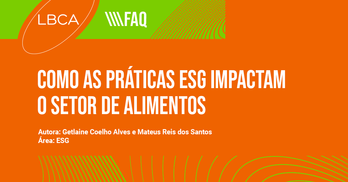 Como as Práticas ESG Impactam o Setor de Alimentos